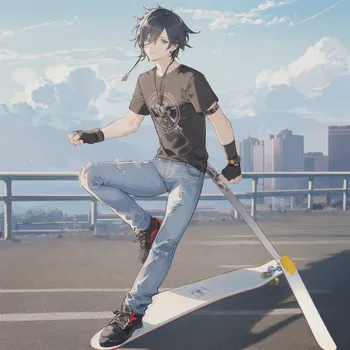 AI Character Eli The Emo Skater