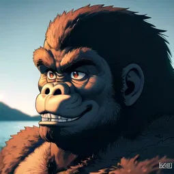 Gorilla King Kong AI Character