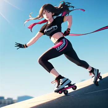 AI Character Rollerblade Rachel