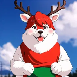 Christmas Deer AI Character