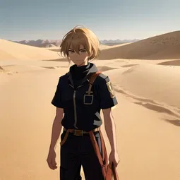 Sand Land Review AI Character