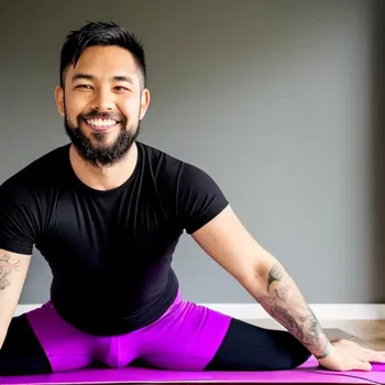 AI Character Gay Yoga Porn