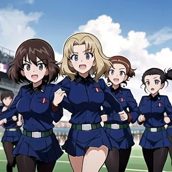 AI Character Girls Und Panzer der Film