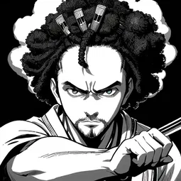 Otsuru Afro Samurai AI Character
