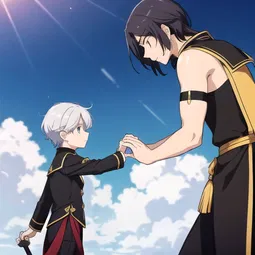 Heaven Official's Blessing Manga AI Character