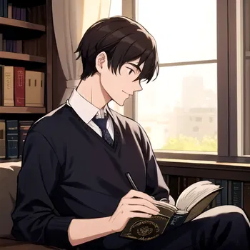 AI Character Quiet in the Office