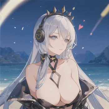 AI Character Nude Black Tits