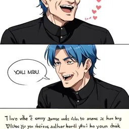 old man yaoi AI Character