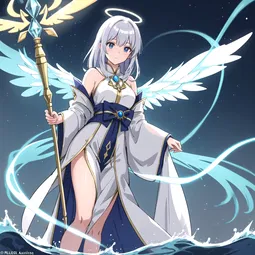 Aqua, the Fallen Archangel AI Character