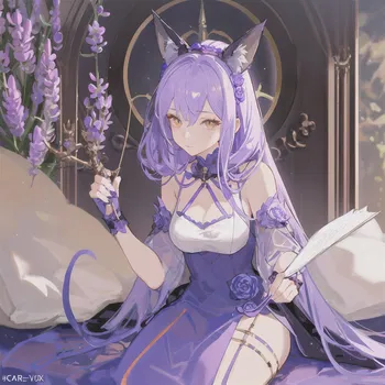 AI Character Lavender Vixen