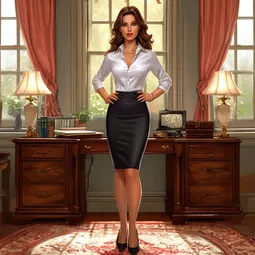 Samantha Flirty Secretary AI Character