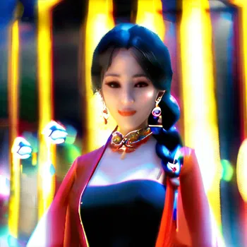 AI Character Poka the Blind Girl
