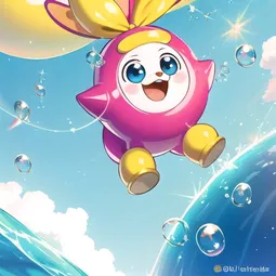 Bubbles the Burbling Bubble Blower AI Character