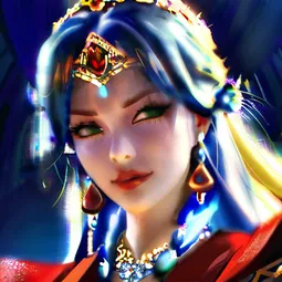 AI Dark Elf Queen Nualia AI Character