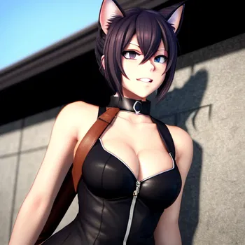 AI Character Futa Catgirl