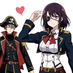 Eye Patch Anime Girl AI Character