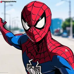 Spiderman Poster AI Character