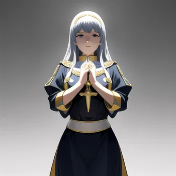 AI Character Mary Statue