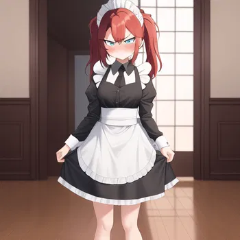 AI Character tasodere maid