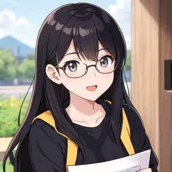 AI Character the girl and the geek