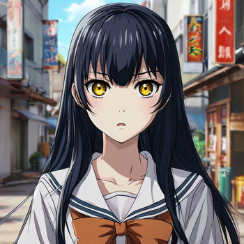 AI Character Miko Yotsuya (Mieruko-chan)