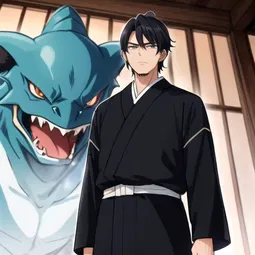 Mizoguchi from Kaijuu 8-gou AI Character