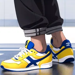 Grey Adidas Campus AI Character