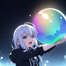 Rainbow Bubblegem AI Character