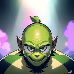 Grinch Blow Up AI Character