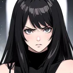 Yandere Dark Elf Manga AI Character