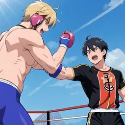 Anime About Wrestling AI Character