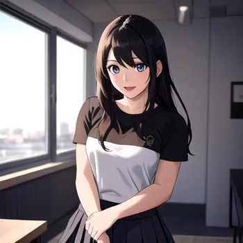 AI Character Aizawa Tomo Skirt