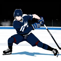 Air Force Hockey AI Character