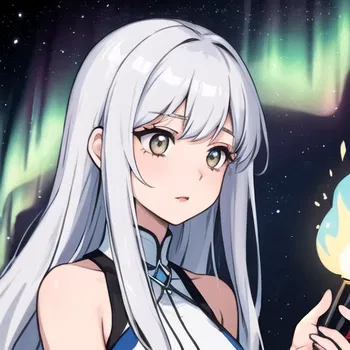 AI Character Blazing Bird Aurora