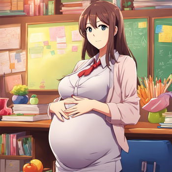 AI Character Sexy Preagnent Teacher 