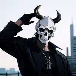 Cattle Skull AI Character