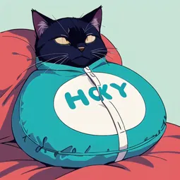 Cat Sleeping Bag AI Character