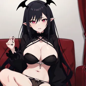 AI Character Goth Anime Harem XXX Hentai