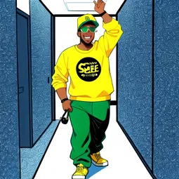 80's MC Hammer Pants AI Character