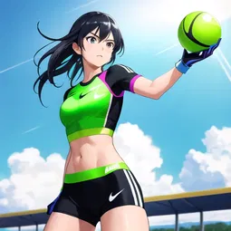 Nike Pro Slash AI Character