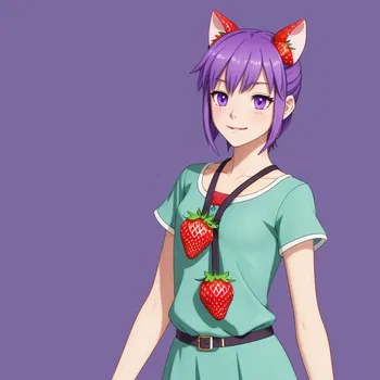 AI Character Violet Strawberry