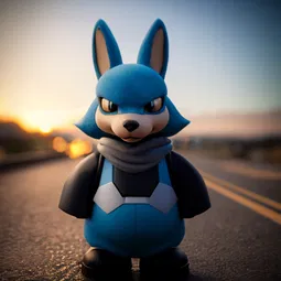 Lucario Fat AI Character