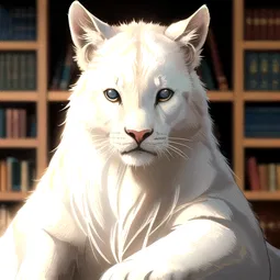 <a good shepherd like a good librarian> AI Character