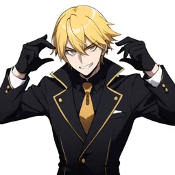 The Yellow Haired Villain AI Character