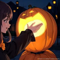 Halloween Solar Lights AI Character