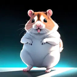 Dramatic Hamster AI Character