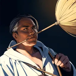 Straw Broom AI Character