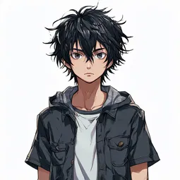 Unnamed Male Protagonist AI Character