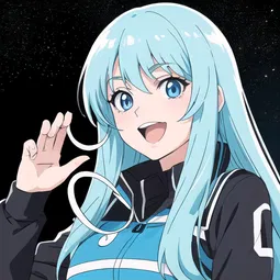 Bouncing Anime AI Character