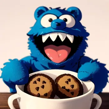 AI Character Cookie Monster Costume